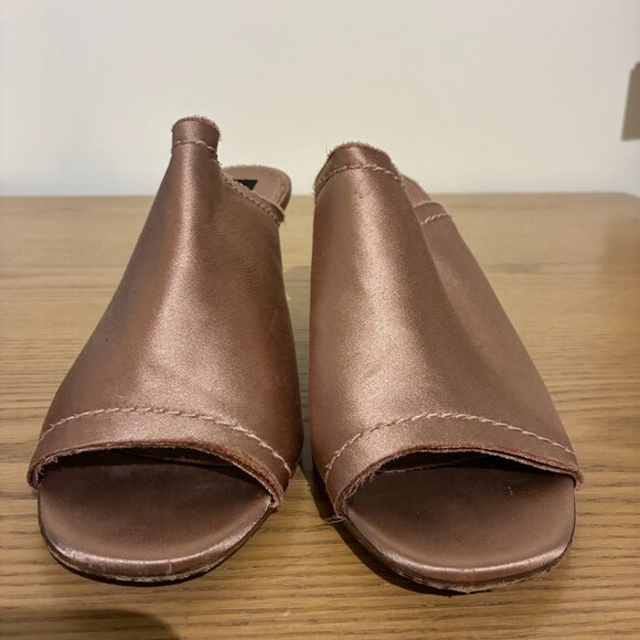 Pedro Garcia Beige 3" Heels - Women's 37.5 - Picture 4 of 10